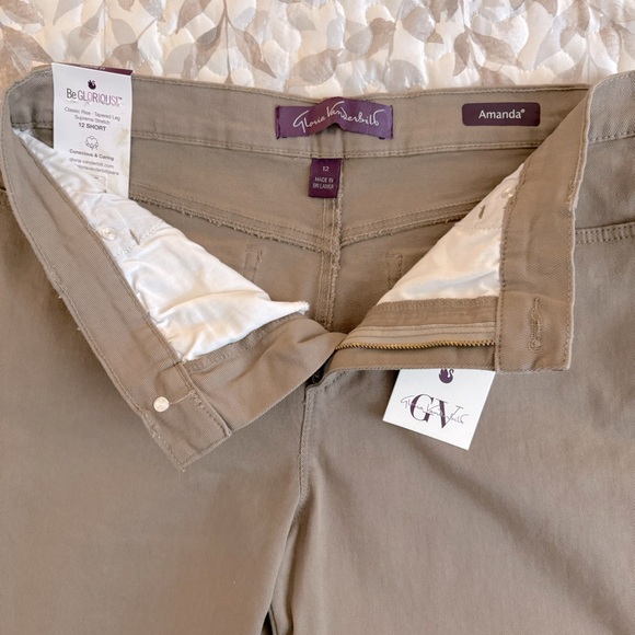 Amanda Jeans by Gloria Vanderbilt - Color/Hazelnut - Sz 12 Short - Picture 4 of 5
